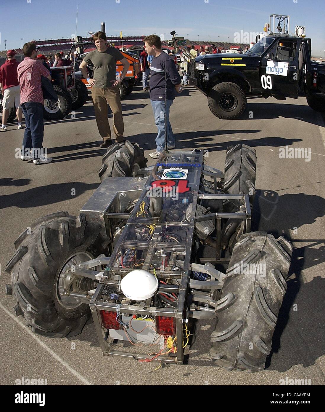 Darpa Rover March 8, 2004; Fontana, CA, USA; A million dollars awaits the winner of ...
