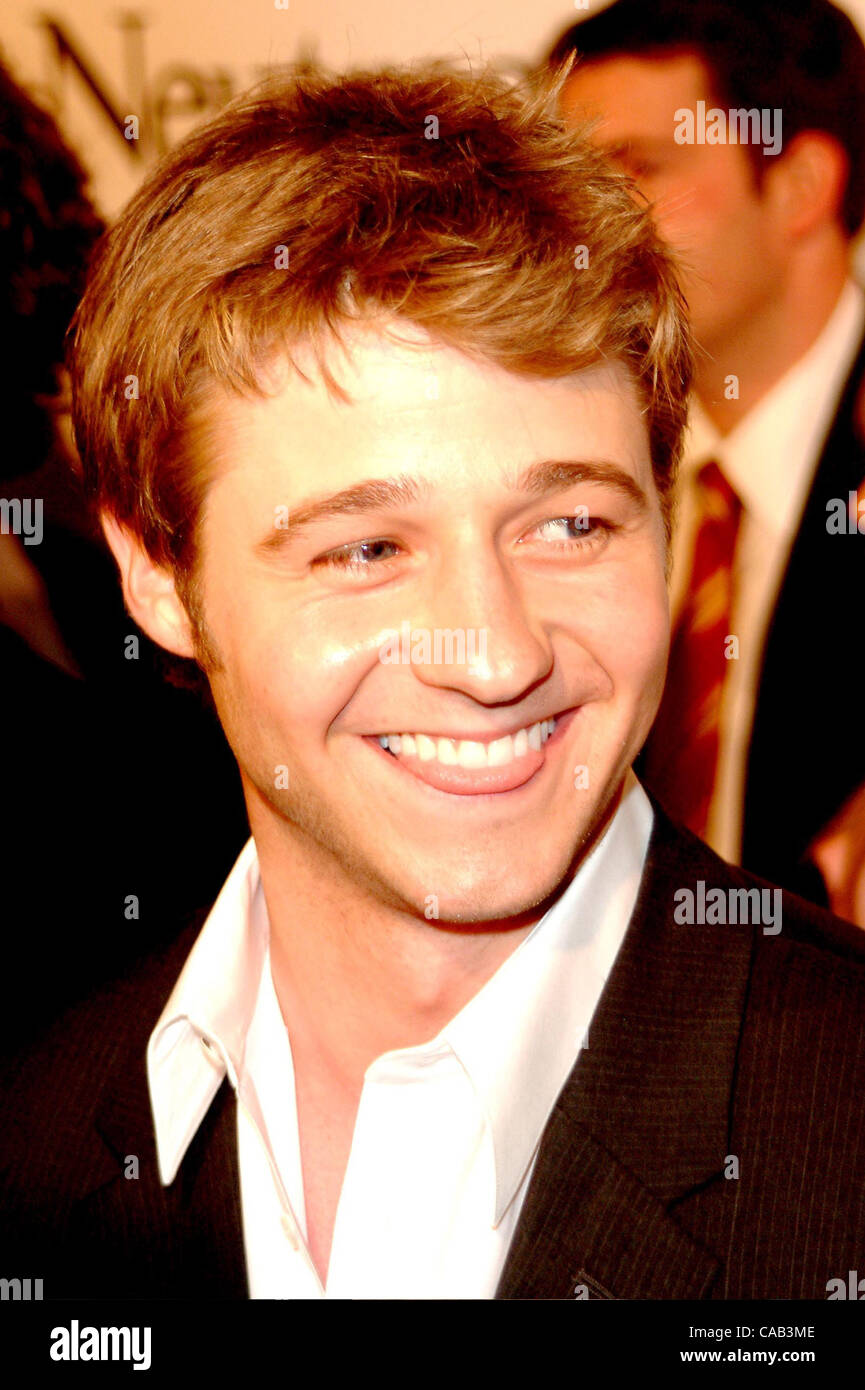 Apr 20, 2004 - Hollywood, California, USA - Benjamin Mckenzie at Season Finale Party for 'The OC'. Stock Photo