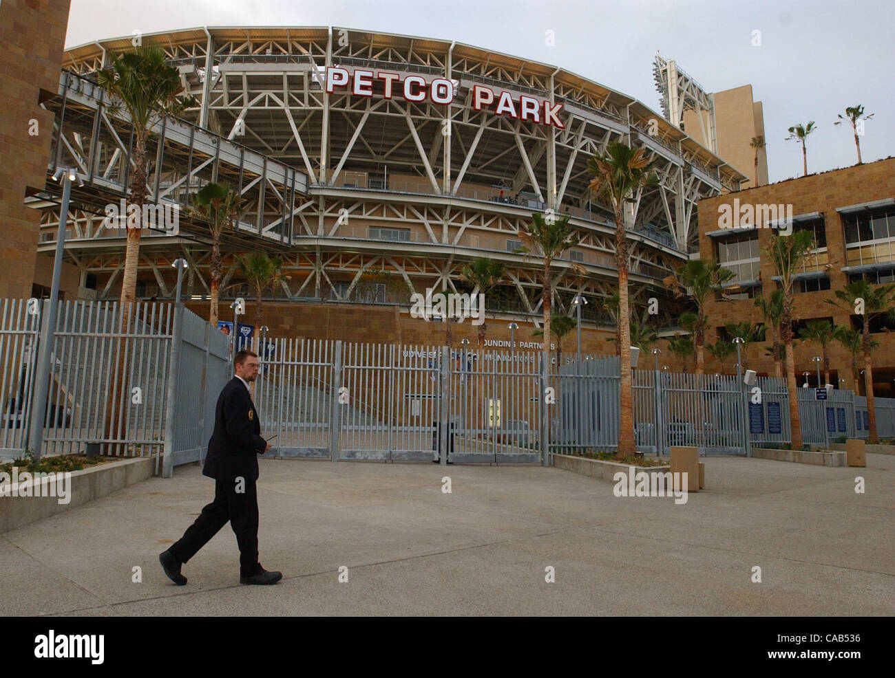 The newly constructed Petco Park the home of the San Diego Padres will officially open tomorrow