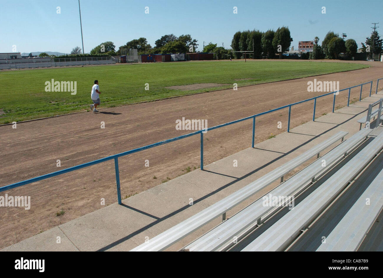 The Richmond High track and football field on Tuesday May 11, 2004 in