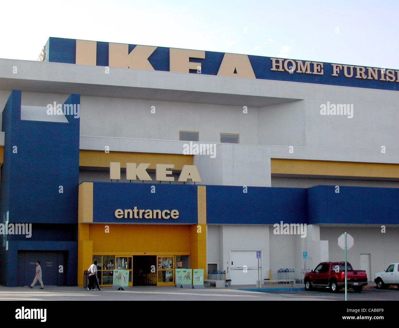 The Swedish home and office furnishing giant IKEA. Discount furniture