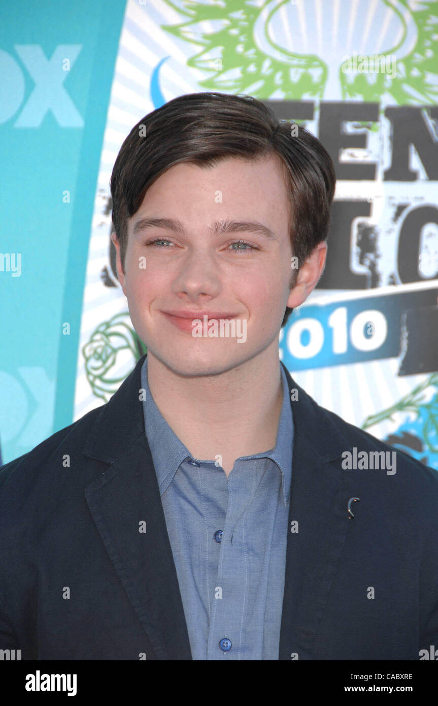 Chris colfer during hi-res stock photography and images - Alamy