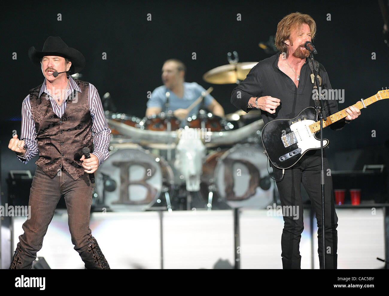 June 5, 2010 Raleigh, North Carolina; USA Singer KIX BROOKS and