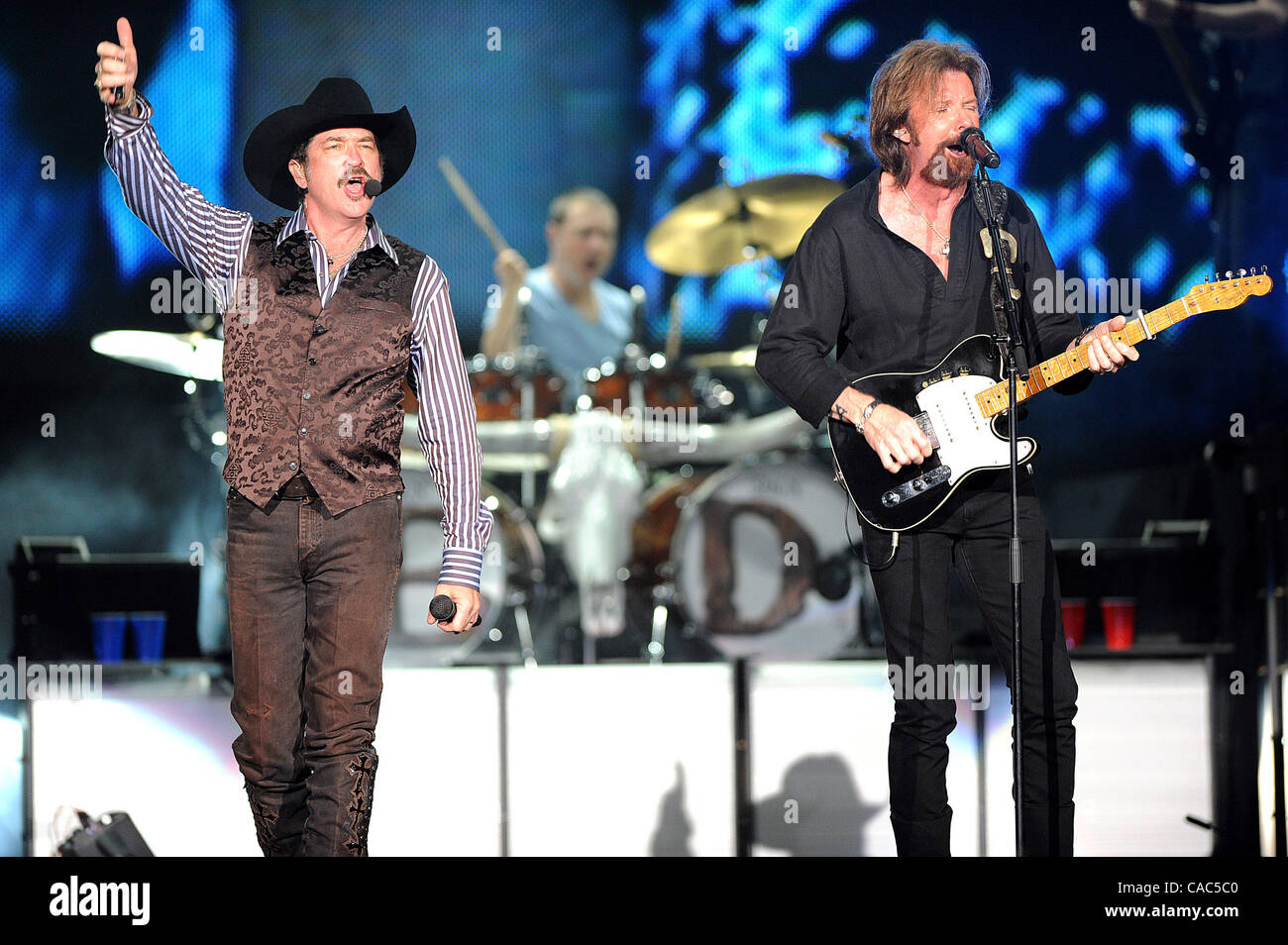 June 5, 2010 Raleigh, North Carolina; USA Singer KIX BROOKS and