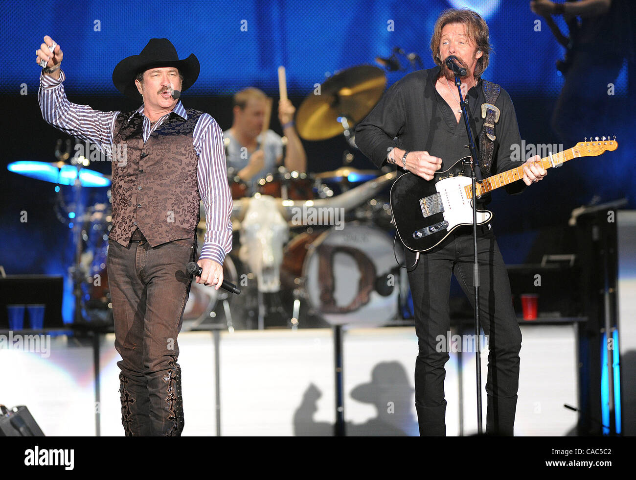 June 5, 2010 Raleigh, North Carolina; USA Singer KIX BROOKS and