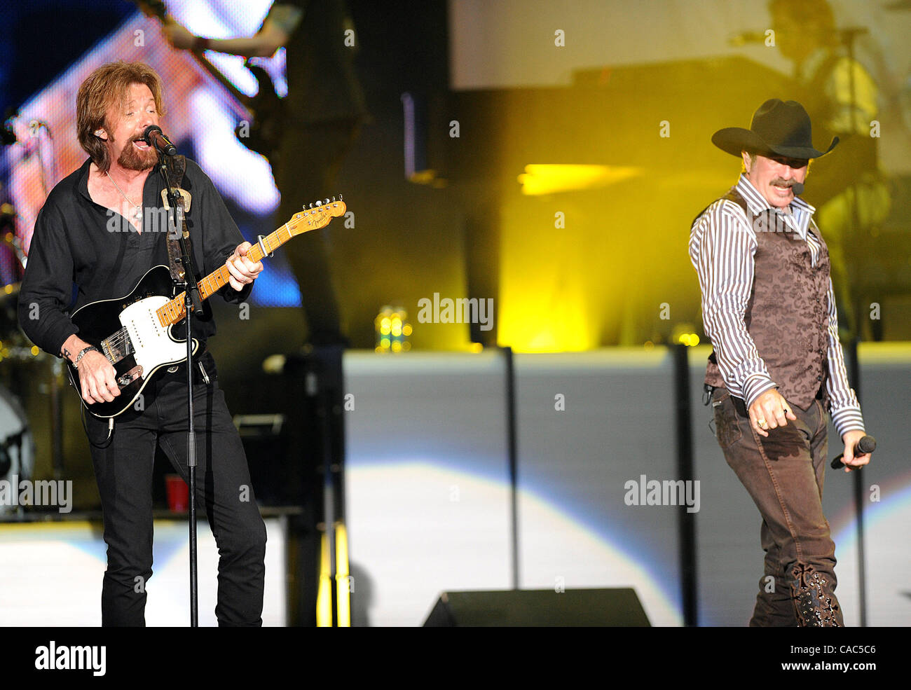 June 5, 2010 Raleigh, North Carolina; USA Singer KIX BROOKS and