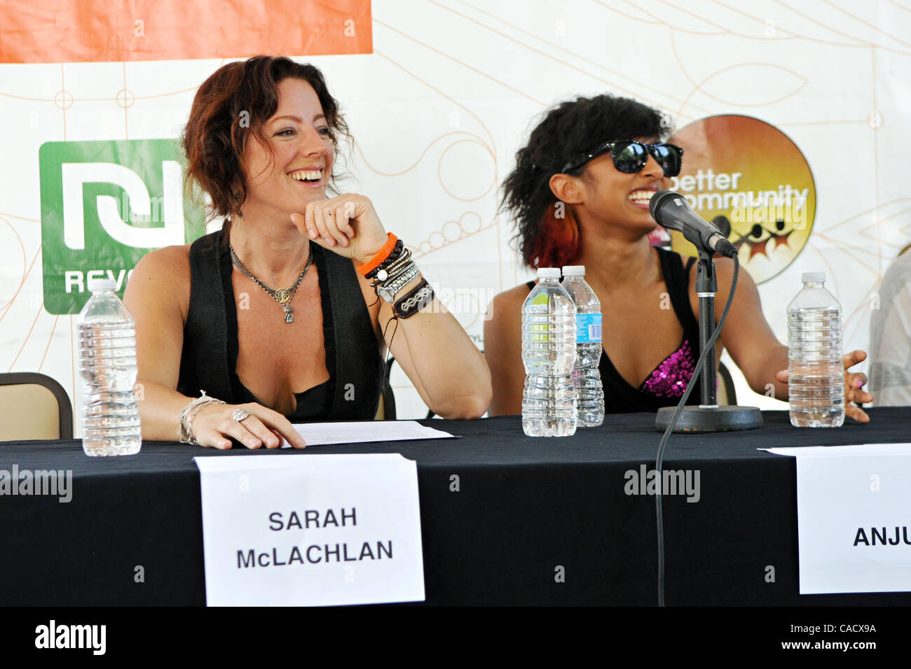 Jul 27, 2010 - Cleveland, Ohio, U.S. - SARAH MCLACHLAN and ANJULIE