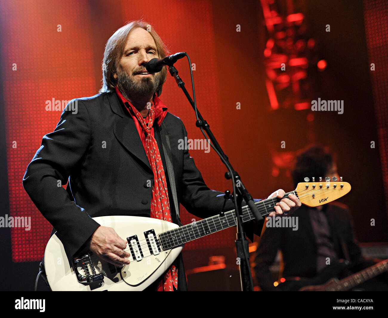 Aug 31, 2010 - Cleveland, Ohio, U.S. - TOM PETTY of Tom Petty and the Heartbreakers performs at at Blossom Music Center in Cleveland, Ohio. (Credit Image: Amy Harris/ZUMApress.com) Stock Photo