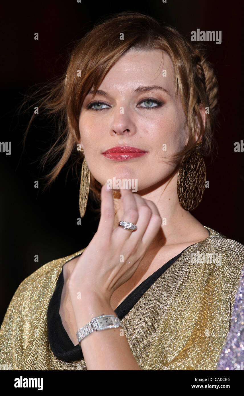 Sep 2, 2010 - Tokyo, Japan - Actress MILLA JOVOVICH attends the 'Resident Evil: Afterlife 3D' World Premiere at Roppongi Hills in Tokyo, Japan. The movie will open on September 10 worldwide. (Credit Image: © Junko Kimura/Jana/ZUMApress.com) Stock Photo