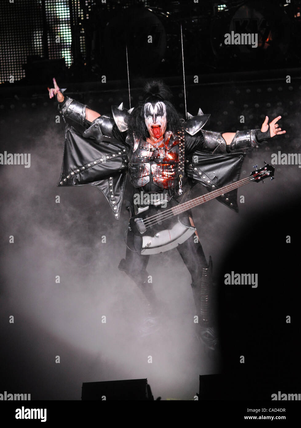 Aug 27, 2010 Bristow, VA GENE SIMMONS of the rock band KISS