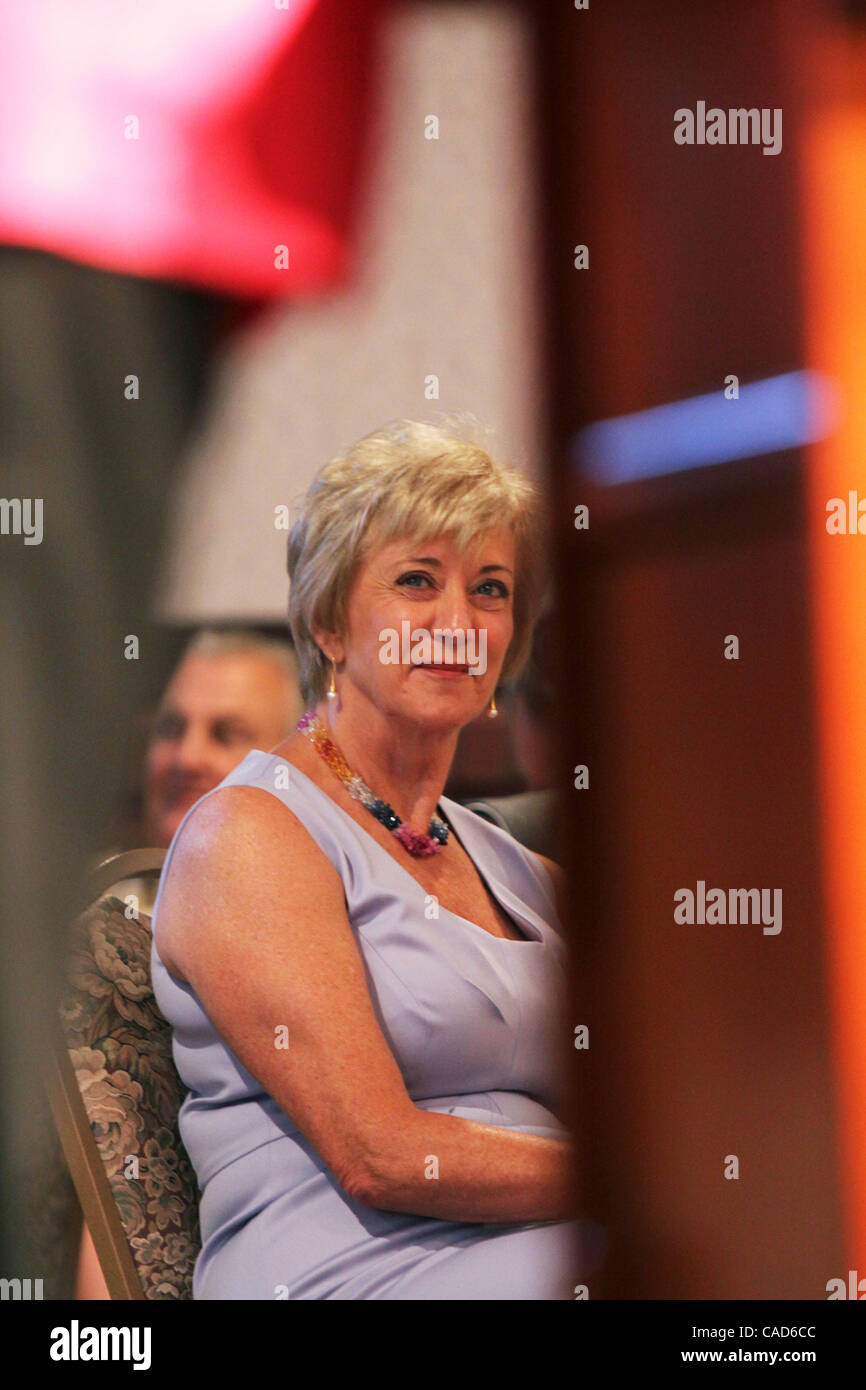 Former Worldwide Wrestling Entertainment CEO LINDA MCMAHON is a GOP