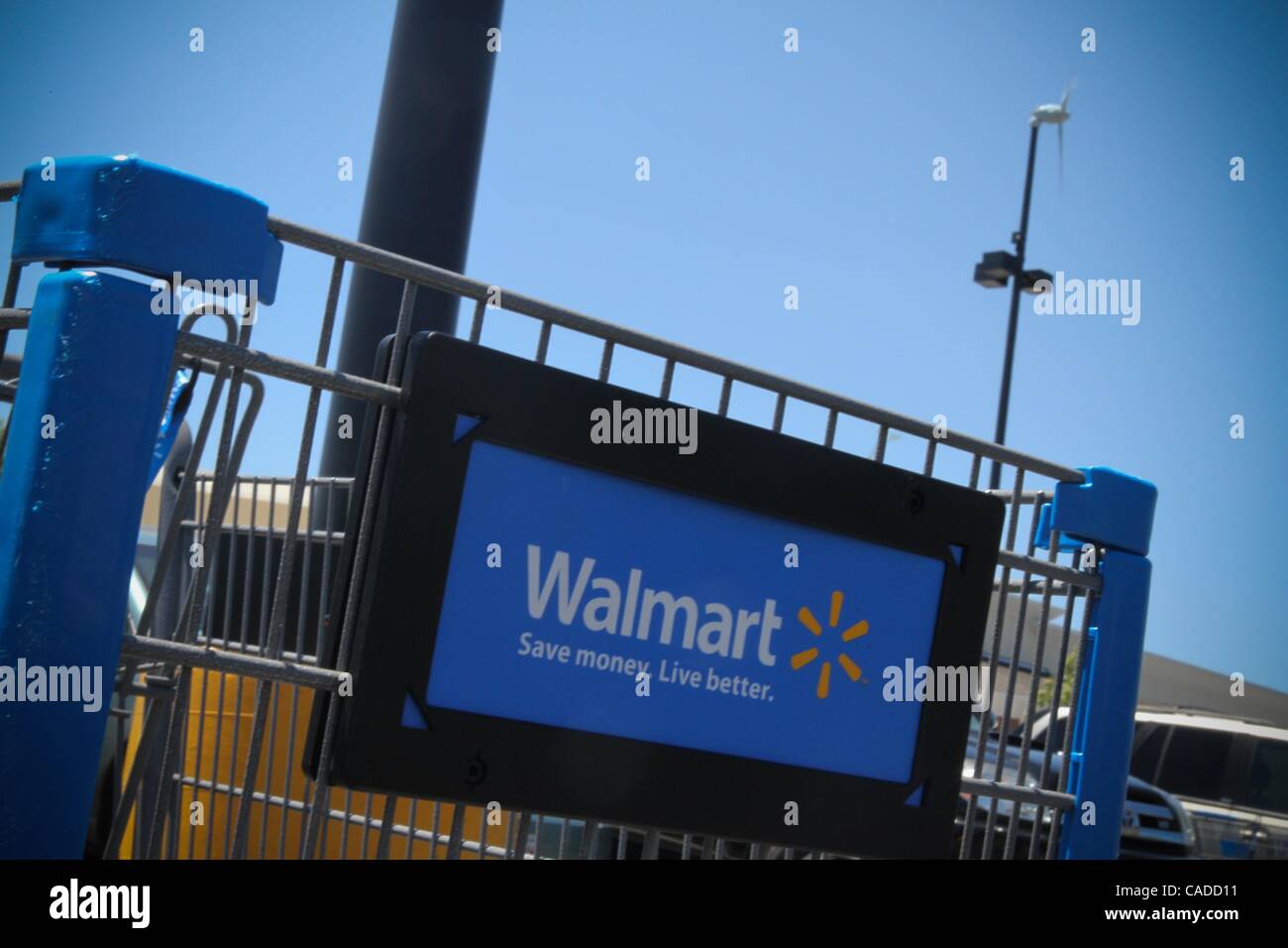 Jun 19, 2010 - Worcester, Massachusetts, U.S. - Walmart has installed wind  turbines in the parking lot area of their new store. (Credit Image: Â©  Nicolaus Czarnecki/NIcolaus Czarnecki/Zuma Press Stock Photo - Alamy