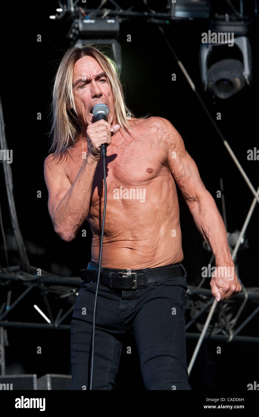 July 20, - Nyon, Switzerland - IGGY of IGGY & the STOOGES performs on the main stage during the first day of the 35th Paleo The open-air music