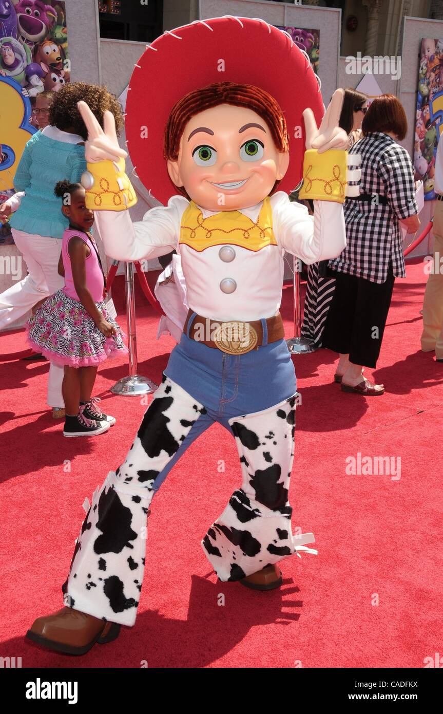 Jun 13, 2010 - Los Angeles, California, U.S. - Atmosphere JESSIE at the 'Toy Story 3' World Premiere held at the El Capitan Theater, Hollywood.  (Credit Image: © Paul Fenton/ZUMApress.com) Stock Photo