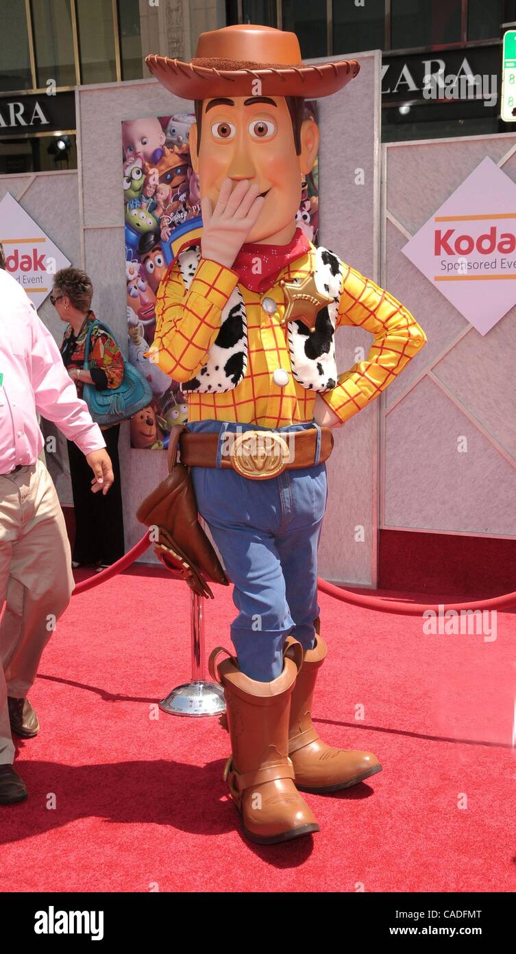 Jun 13, 2010 - Los Angeles, California, U.S. - Atmosphere WOODY at the 'Toy Story 3' World Premiere held at the El Capitan Theater, Hollywood.  (Credit Image: © Paul Fenton/ZUMApress.com) Stock Photo