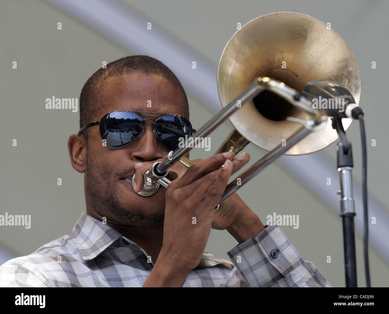 Trombone Shorty performs live on stage at Hollywood Bowl during 32nd