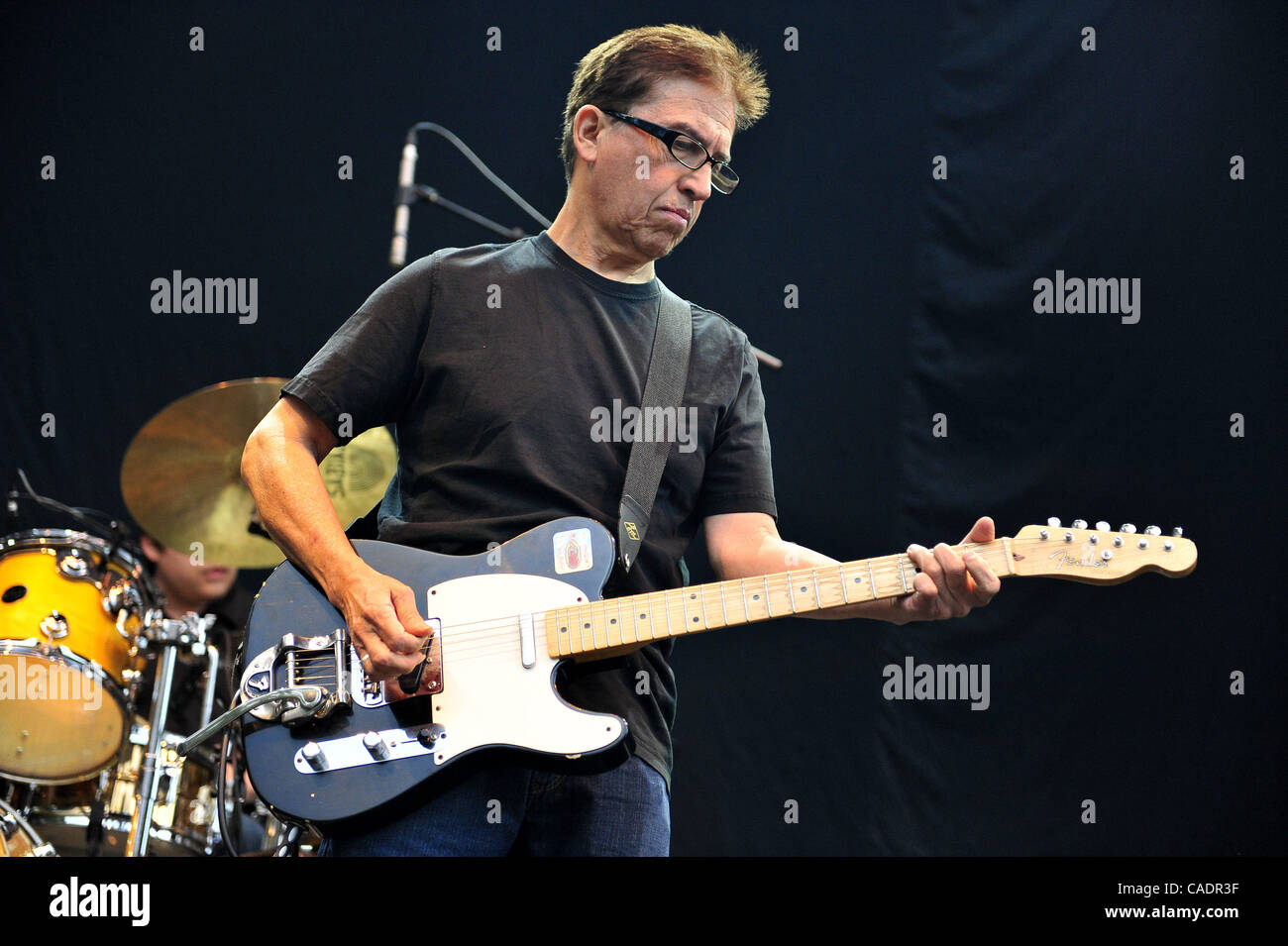 Louie Perez of the band Los Lobos performs a live show at the Santa ...