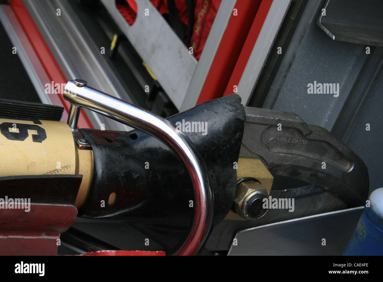 Firefighting Car Scissors Aug 28, 2010 - Dana Point, California, U.S. - Orange County Fire ...