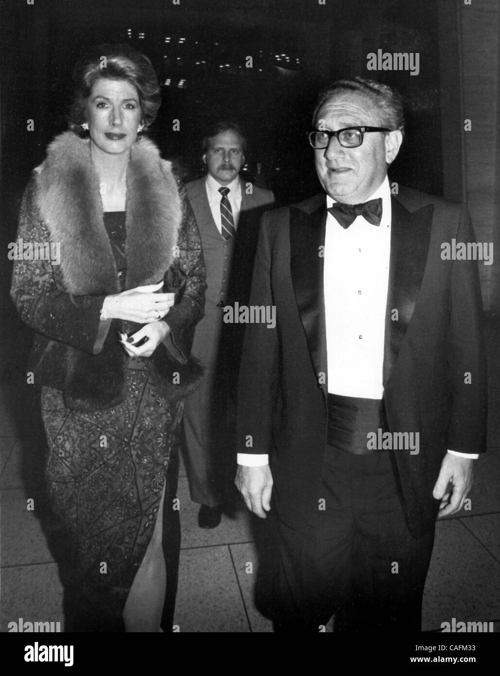 Feb. 29, 2008 - New York, New York, U.S. - HENRY KISSINGER AND NANCY KISSINGER.AT THE NEW YORK PHILHARMONIC.  -   NANCYKISSINGERRETRO(Credit Image: Â© Judie Burstein/Globe Photos/ZUMAPRESS.com) Stock Photo