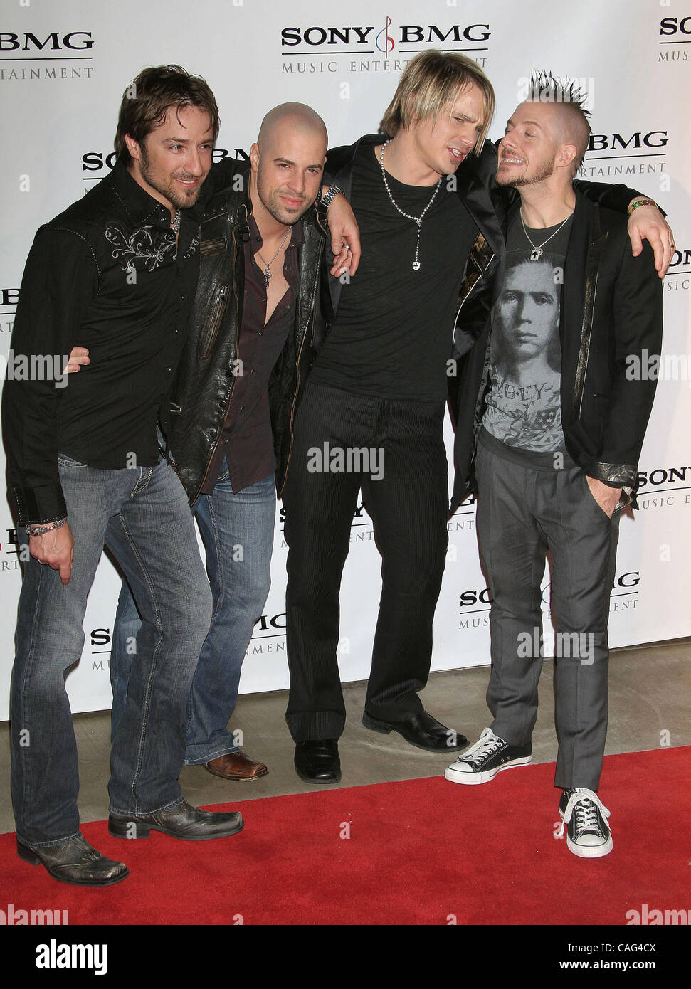 Feb 10, 2008; Hollywood, CA, USA; Band: DAUGHTRY at the Sony BMG Party ...
