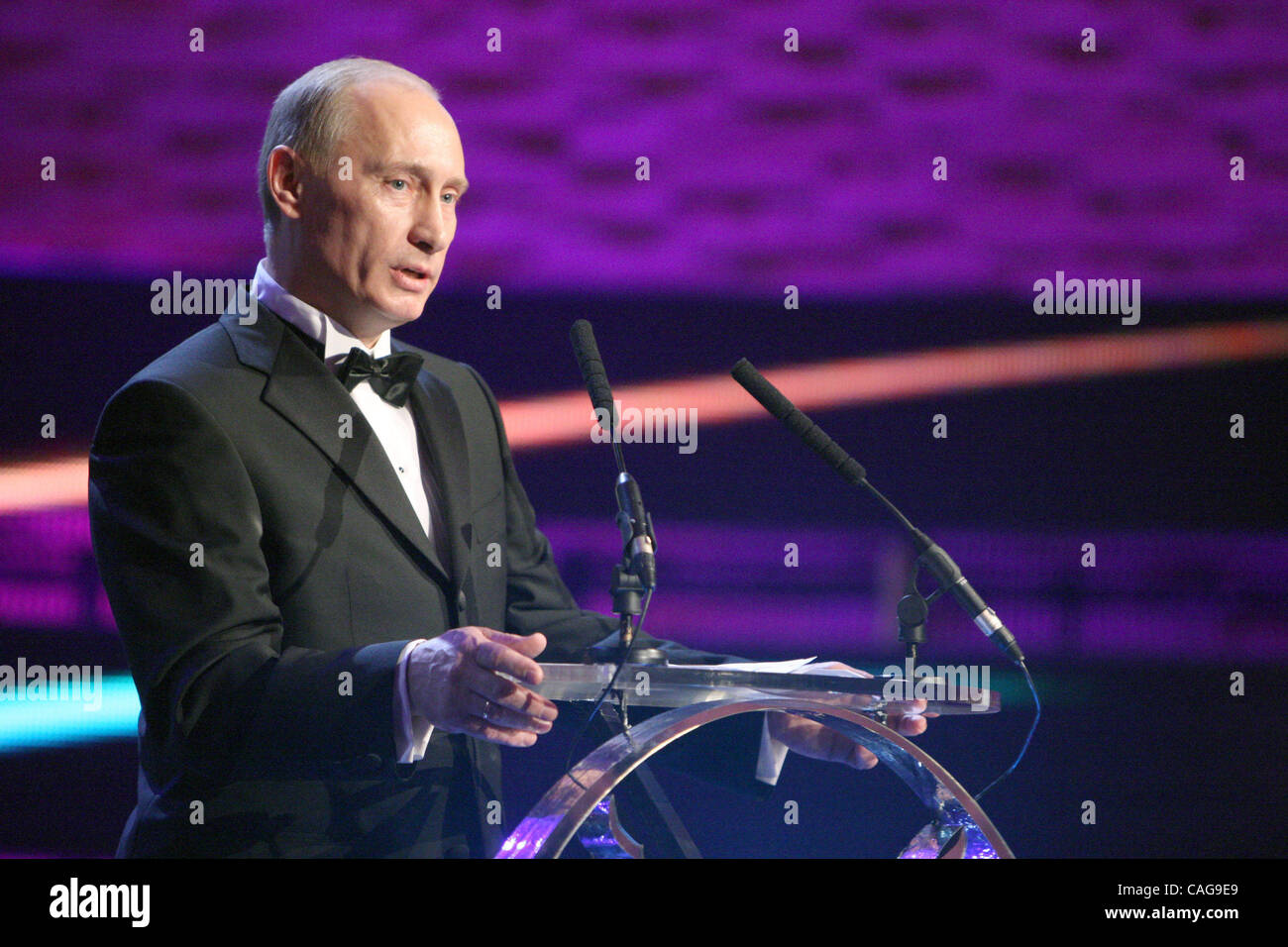 Laureus World Sports Awards Ceremony in St.Petersburg . President Vladimir Putin attending