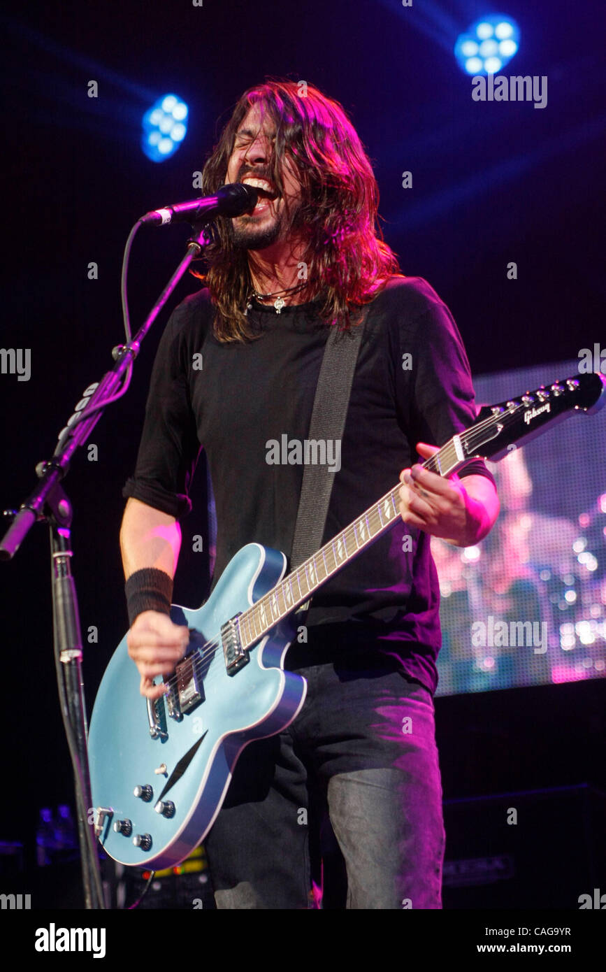 The Foo Fighters with Dave Grohl lead vocals performing at Madison