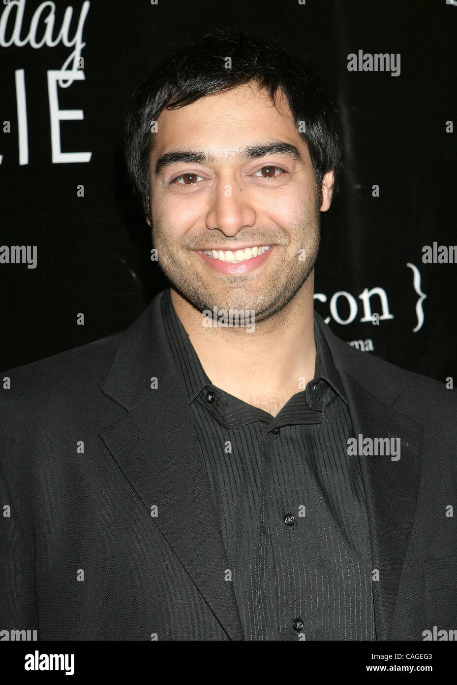 Feb 07, 2008; Hollywood, CA, USA; Actor AMOL SHAH at the 'Yesterday Was ...