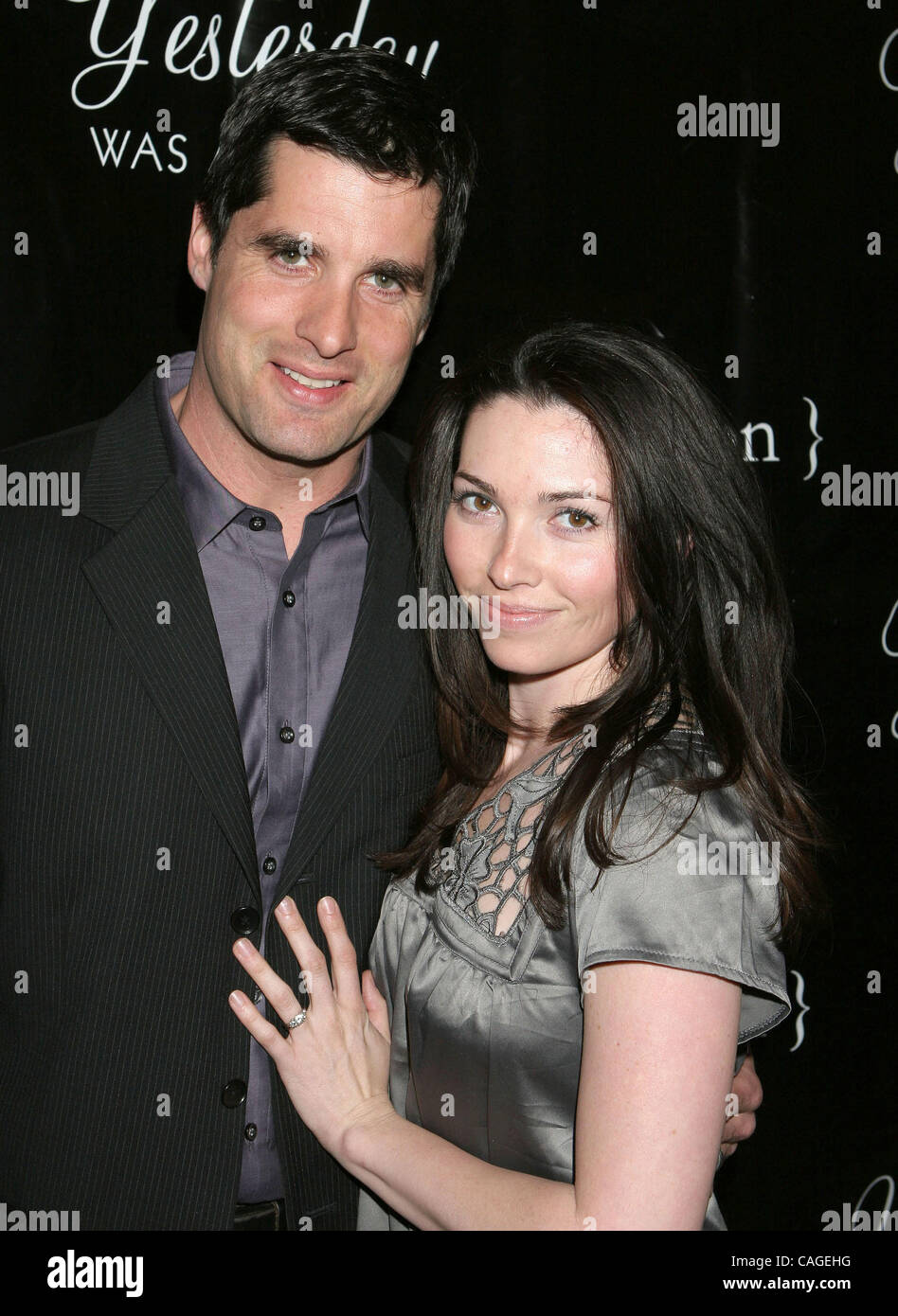 Feb 07, 2008; Hollywood, CA, USA; Actor JOHN NEWTON and Actress JENNIFER  CAPPS at the 'Yesterday Was a Lie' Hollywood Premiere held at the Fine Arts  Theatre, Beverly Hills. Mandatory Credit: Photo