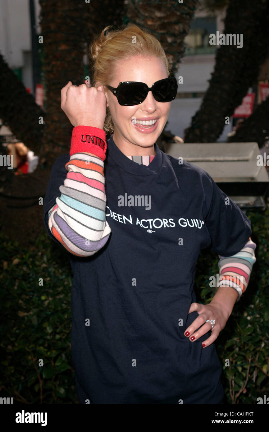 Dec 12 2007 Hollywood California Usa Katherine Heigl On The
