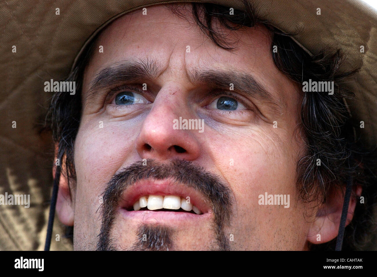 East Bay Regional Park District naturalist Anthony Fisher scans the