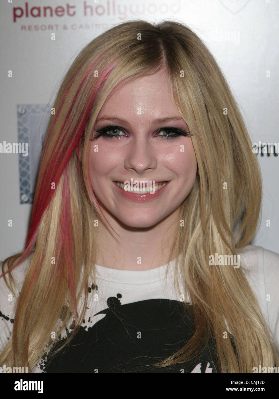 Singer AVRIL LAVIGNE at Avril Lavigne's New Years Celebration Party at