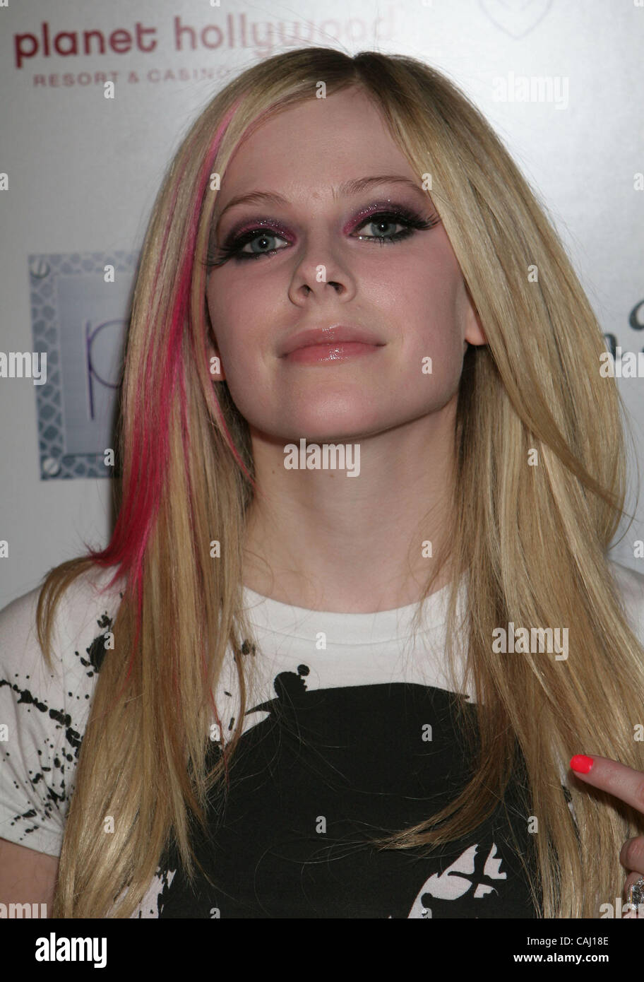 Singer AVRIL LAVIGNE at Avril Lavigne's New Years Celebration Party at