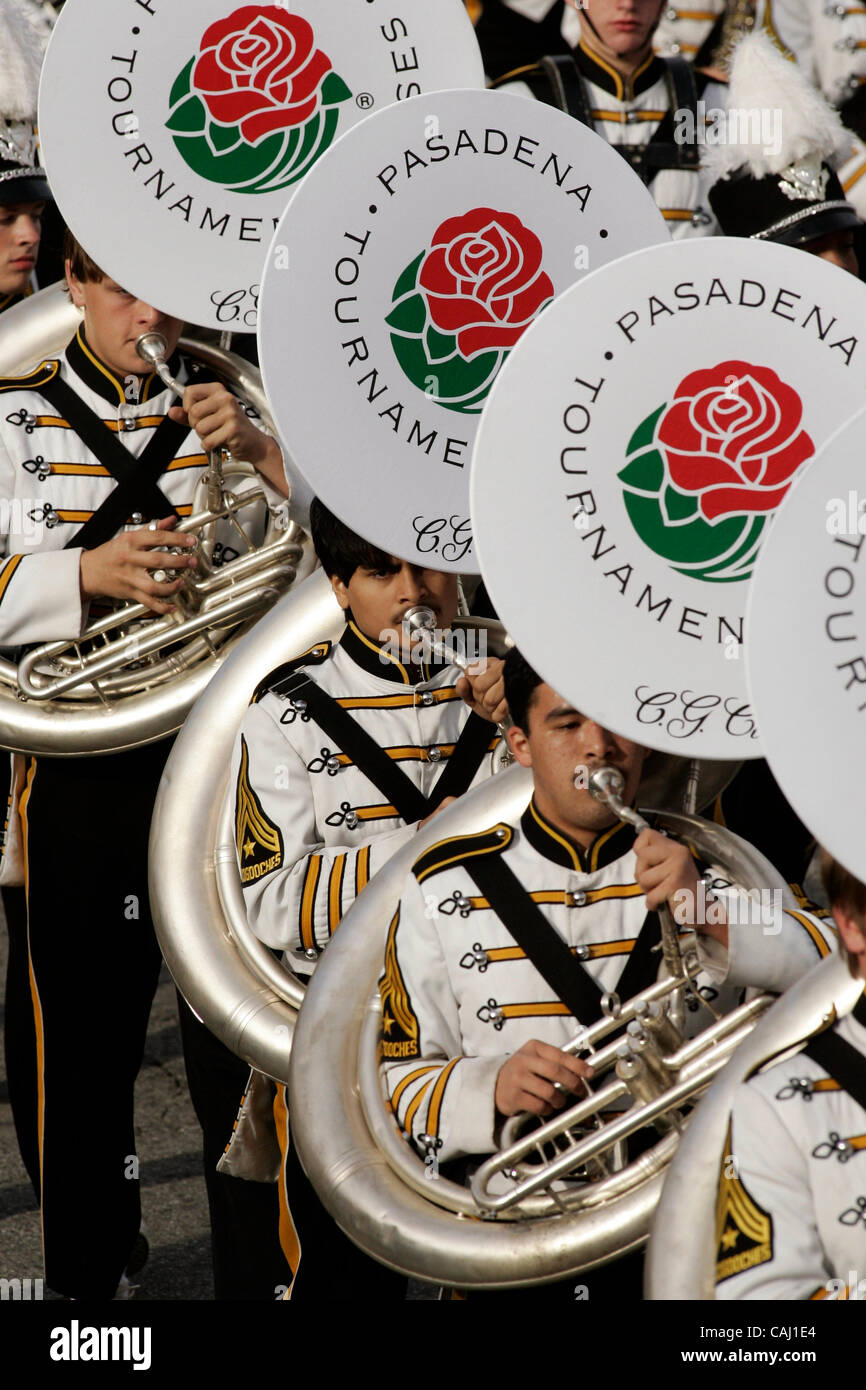 Jan 01, 2008 - Pasadena, CA, USA -  The 2008 Tournament of Roses Parade on New Years Day. It is the 119th Rose Parade in Pasadena, California.  Photo by Jonathan Alcorn/ZUMA Press. © Copyright 2007 by Jonathan Alcorn Stock Photo
