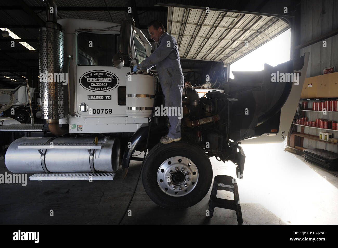 The Manley & Sons trucking Company owns and operates 30 units (units