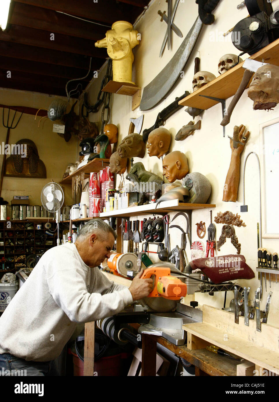 Peter Geyer of Action Props who has been in the prop TV and movie ...