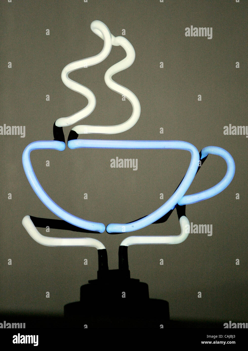 January 15th, 2008, Escondido, California, USA. Blue Mug Coffee and Tea