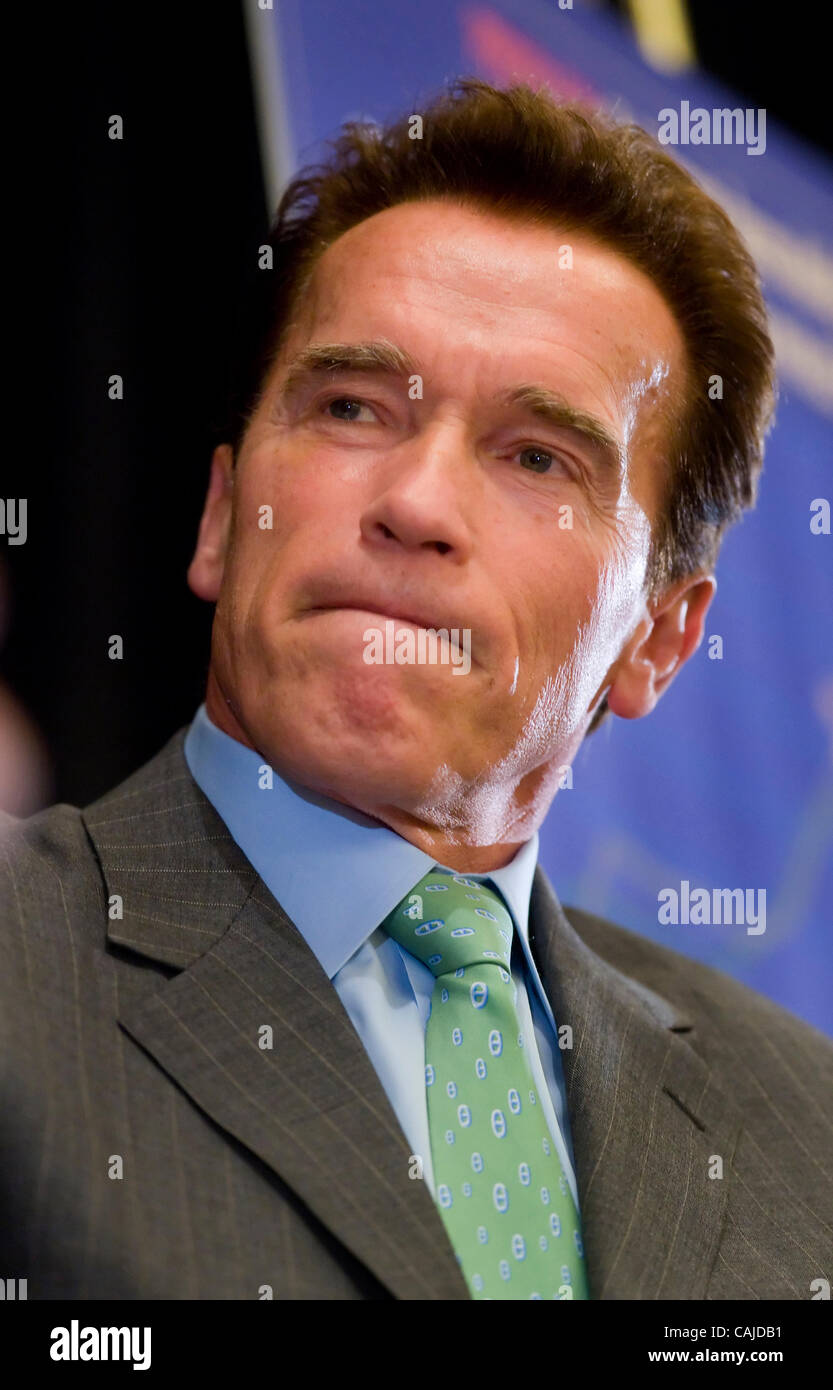 Jan 23, 2008 - Sacramento, California, USA - Governor ARNOLD