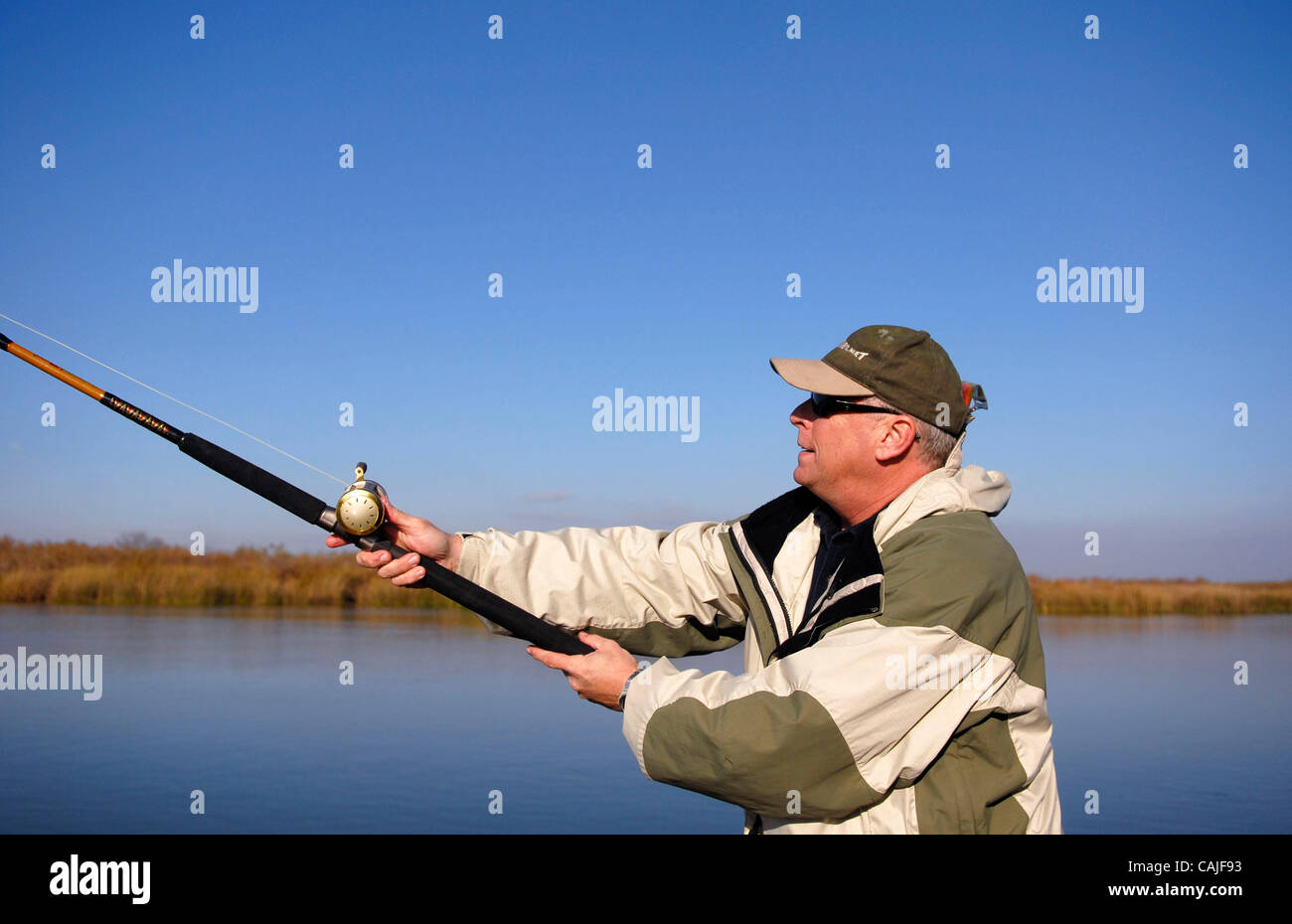 jump Al Kroeger (cq) is an angler who mostly does catchandrelease
