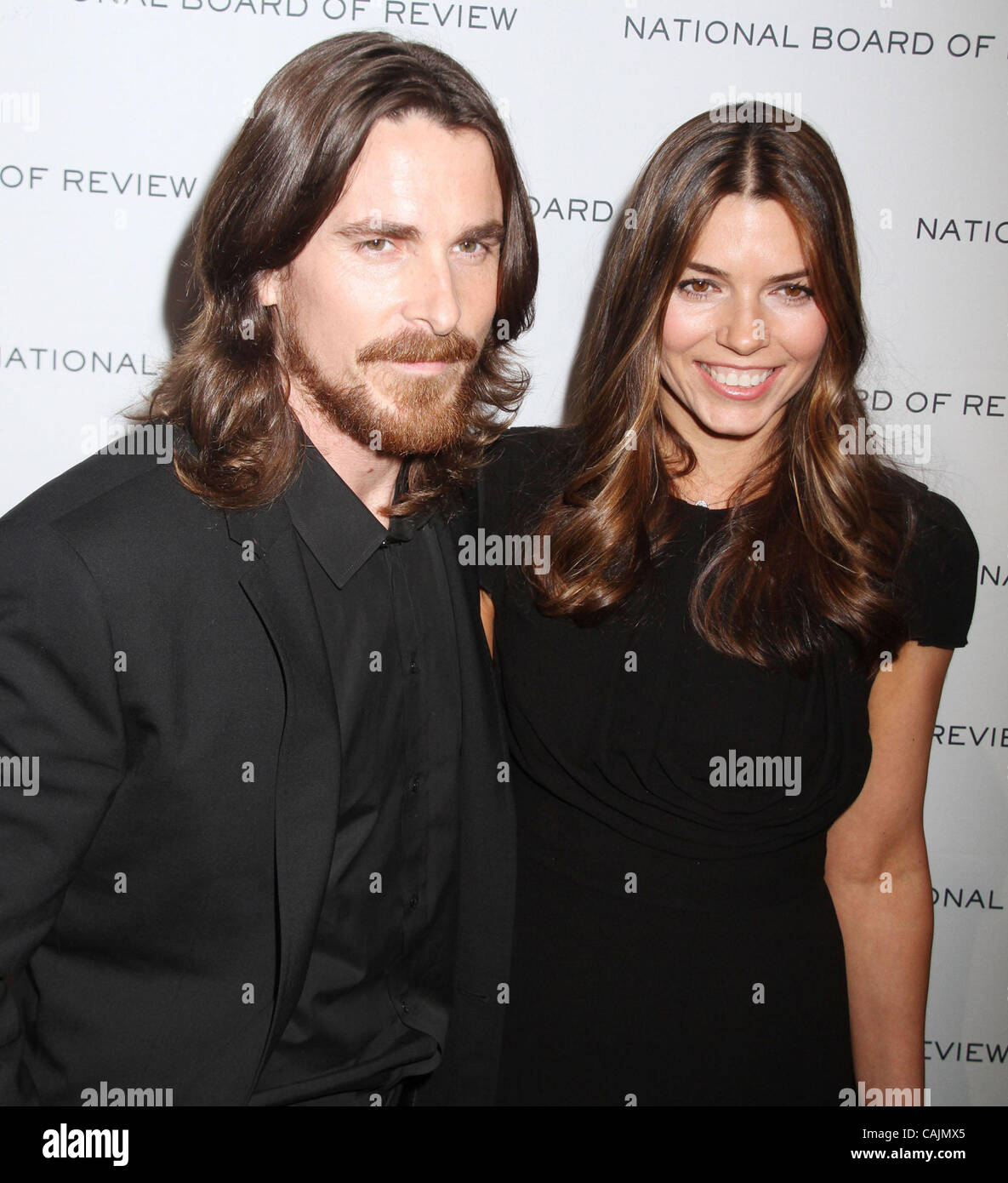 Jan. 11, 2011 - New York, New York, . - Actor CHRISTIAN BALE and his  girlfriend SIBI BLAZIC attend the 2011 National Board of Review of Motion  Pictures Awards Gala held at