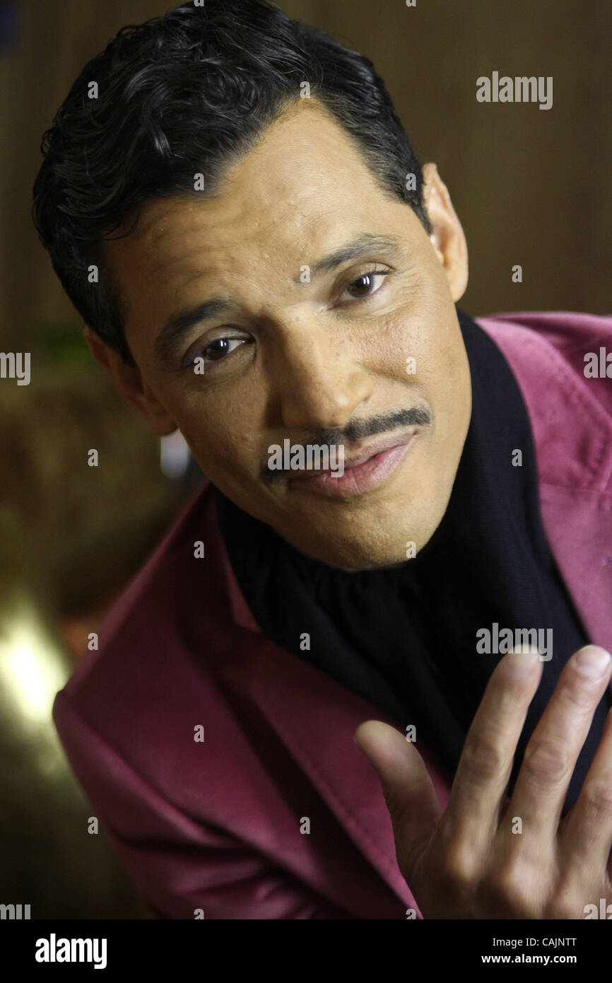 Jan. 12, 2011 - Los Angeles, California, U.S - 80's R&B star EL DEBARGE photographed backstage before a television appearance. El DeBarge, once married to Janet Jackson, is making a comeback after a series of setbacks, and has released his first music in over 15 years and has been nominated for two  Stock Photo