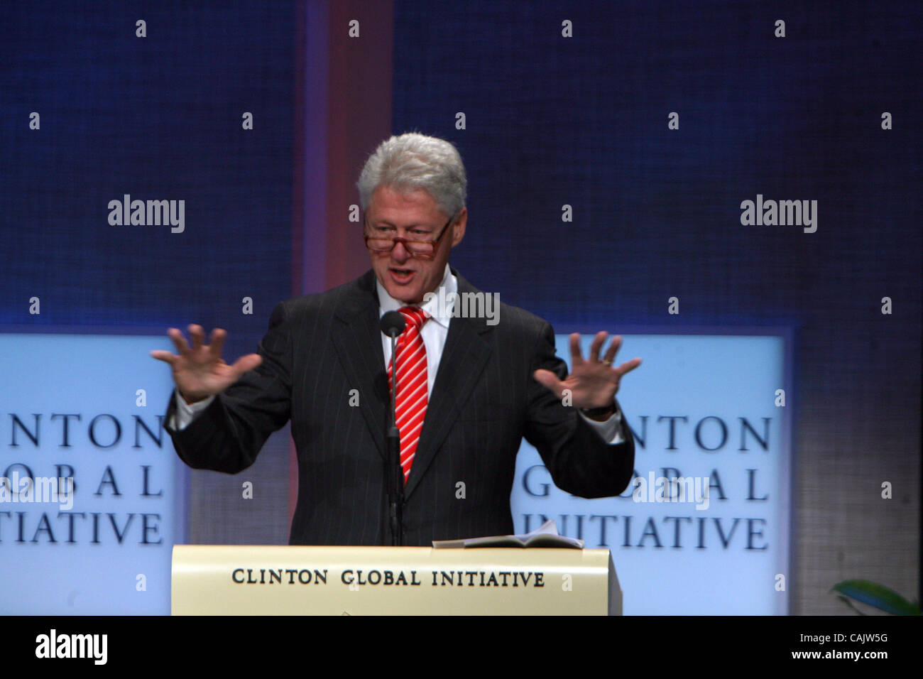 Former u.s president bill clinton speaks during the clintonglobal ...