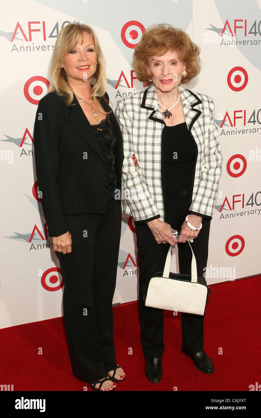 Oct 02, 2007; Hollywood, California, USA;  Actress PATRICIA BARRY (R) and guest at  AFI'S 40th Anniversary Presented by Target held at the Arclight Cinemas, Hollywood Mandatory Credit: Photo by Paul Fenton/ZUMA Press. (©) Copyright 2007 by Paul Fenton Stock Photo