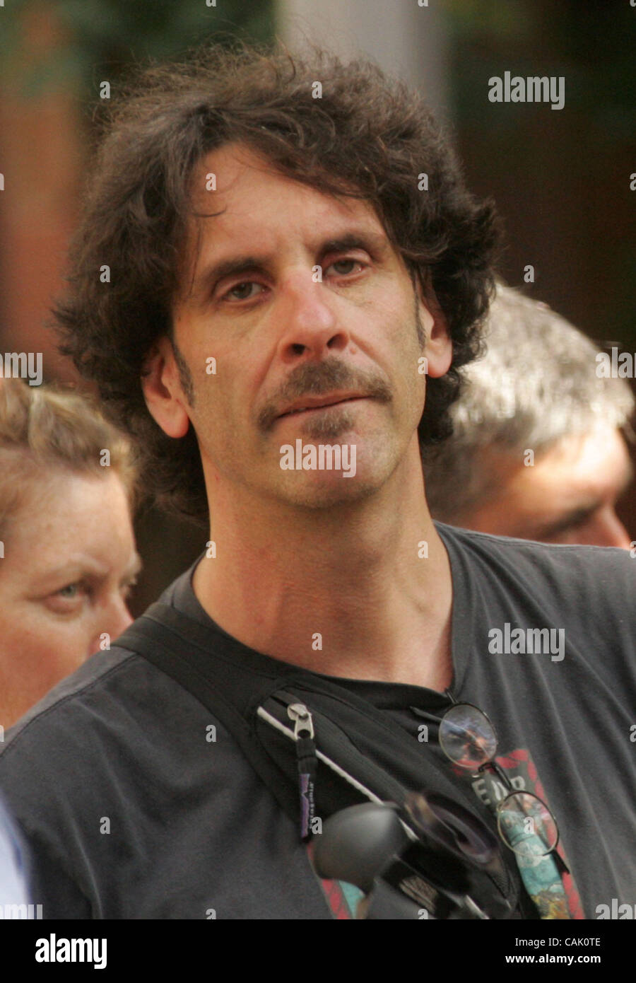 Oct 03, 2007 - New York, NY, USA -  Director JOEL COEN on the set of his new movie 'Burn After Reading' located in Brooklyn.  (Credit Image: © Nancy Kaszerman/ZUMA Press) Stock Photo