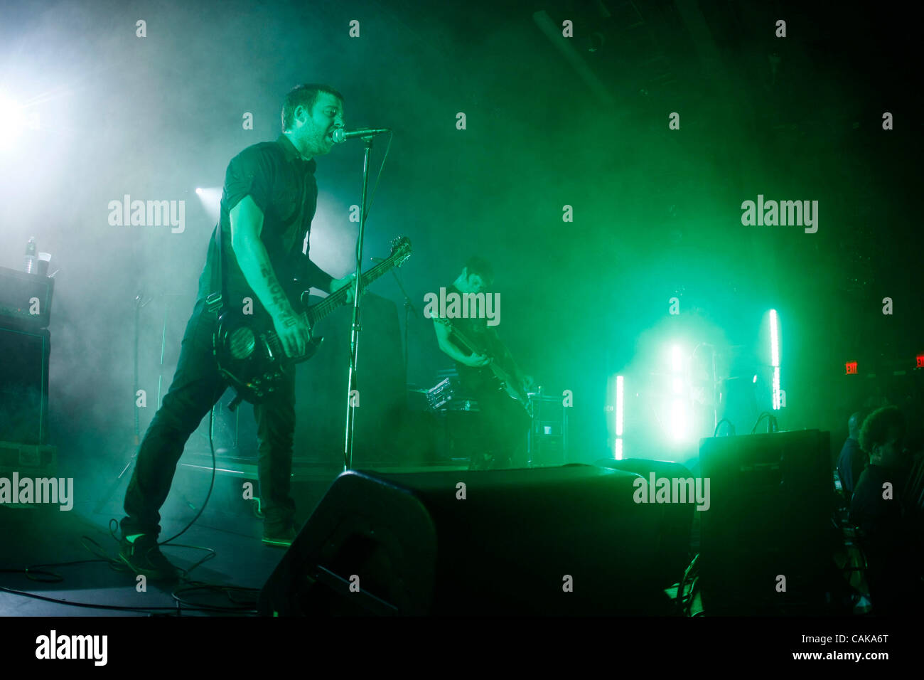 Shiny Toy Guns performing at The Nokia Theater in Times Square on