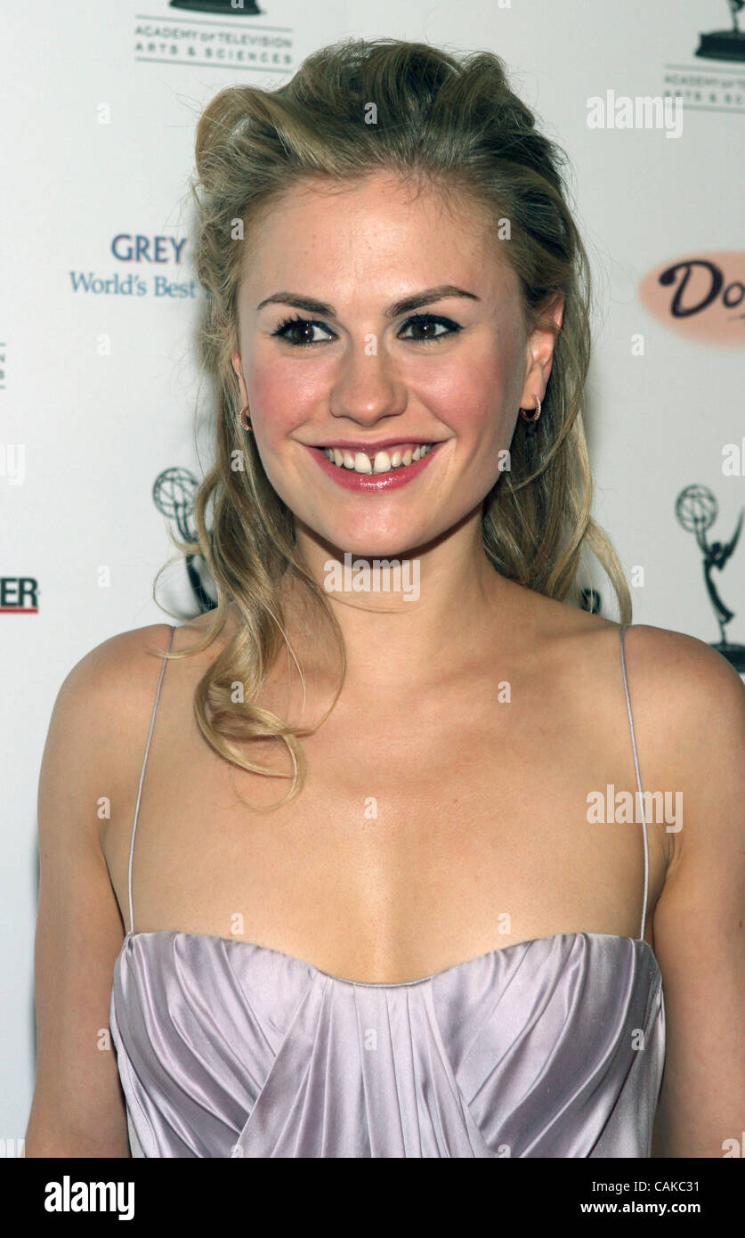 Sep 14, 2007 - Hollywood, CA, USA - Actress ANNA PAQUIN arrives at the 59th Primetime Emmy Awards Performer Nominee Reception held at the Pacific Design Center. (Credit Image: © Marianna Day Massey/ZUMA Press) Stock Photo