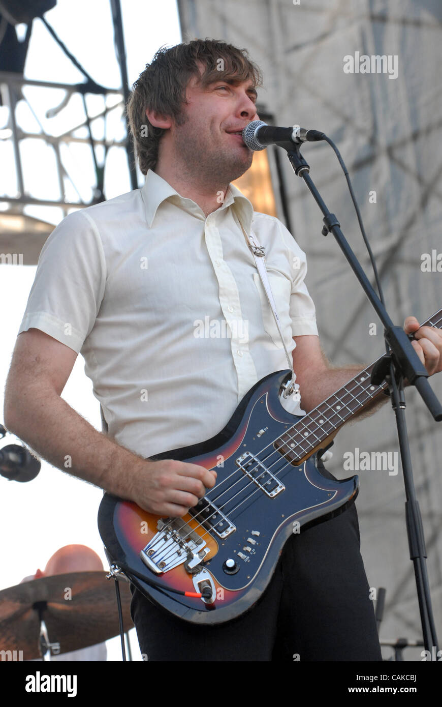 Sep. 14, 2007 Austin, TX; USA, Bass Guitarist BJORN YTTLING of the band ...