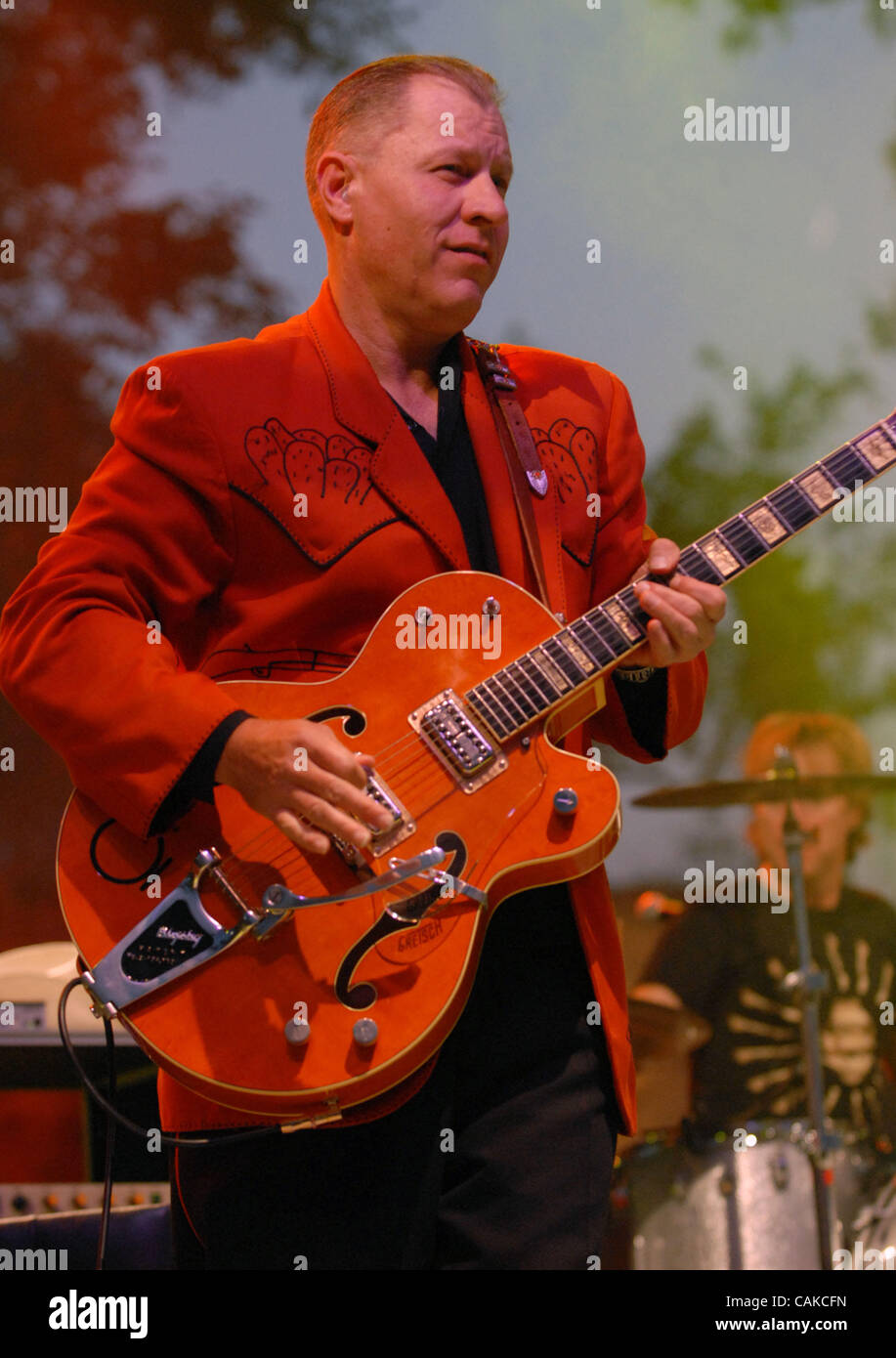Sep. 14, 2007 Austin, TX; USA, Guitarist JIM " REVEREND HORTON" HEATH performs with with Reverend Horton Heat as they perform live as part of the Austin City Limits Music Festival that took place at Zilker Park located in Austin.  The three day festival attracted over 60,000 fans a day. Copyright 20 Stock Photo