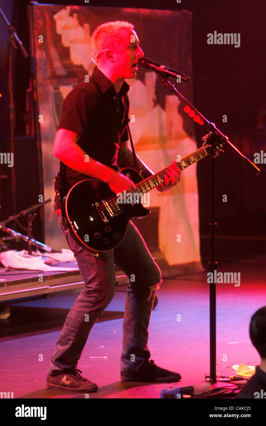 Yellowcard performing at The Nokia Theater in Times Square on September