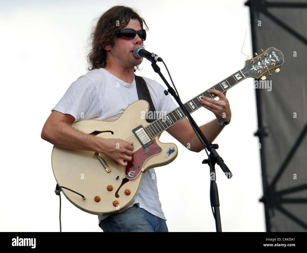 Sep. 15, 2007 Austin, TX; USA, Musician DAX RIGGS performs live as part ...