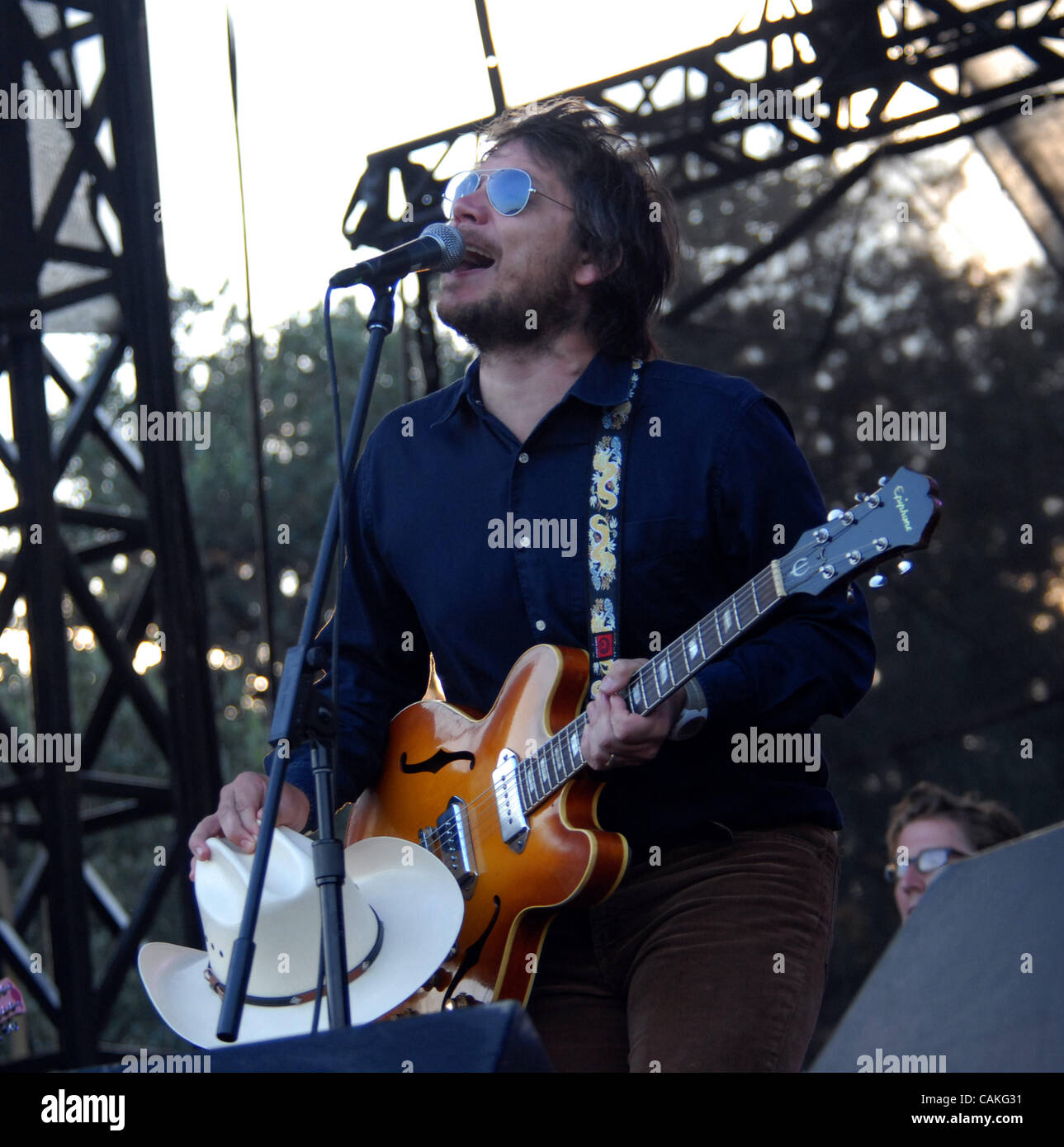 Sep. 16, 2007 Austin, TX; USA,- Musician JEFF TWEEDY of the band Wilco ...